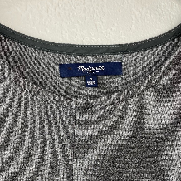 Madewell Ponte Screenplay Dress- Gray - Picture 7 of 9